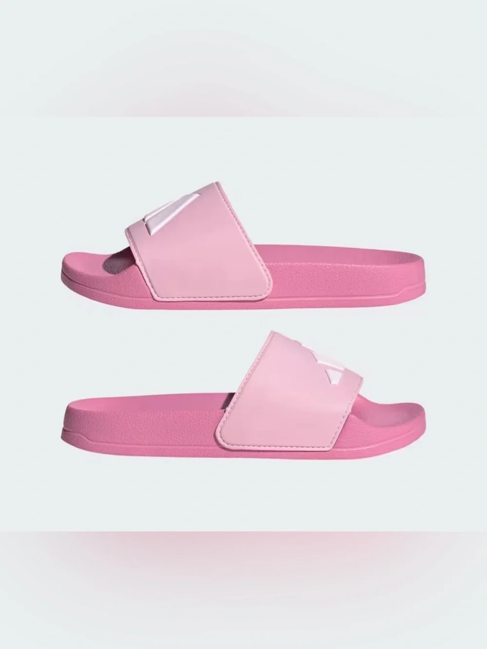 ADIDAS ~ ADILETTE SHOWER LOGO SANDALS KIDS ~ Girls age 4 - 7 ~ Size 12K ~ * NIB